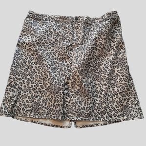 Leopard Print Pencil Skirt